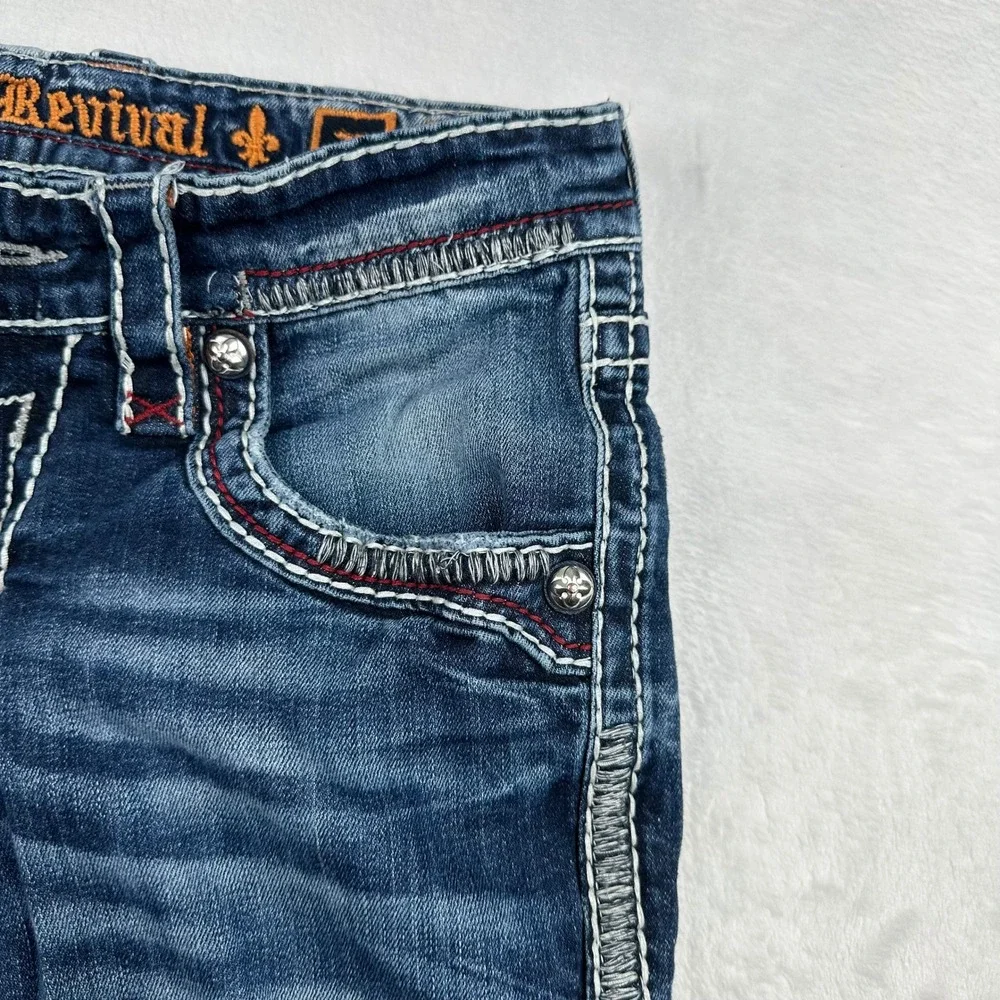 Mens Rock Revival Jeans 